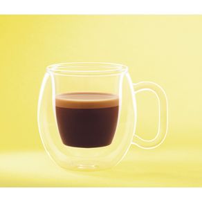 Conjunto de 2 xícaras Brasil 75ml - Luigi Bormioli Conjunto de 2 xícaras Brasil 75ml - Luigi Bormioli