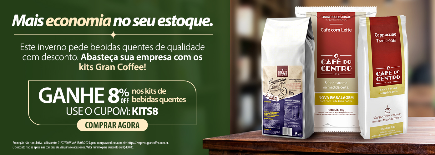 8 OFF Kit Bebidas Quentes